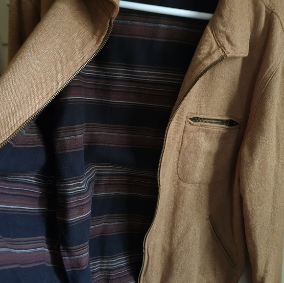 Men's Faherty for Stag Bomber Jacket - L - Picture 5 of 8